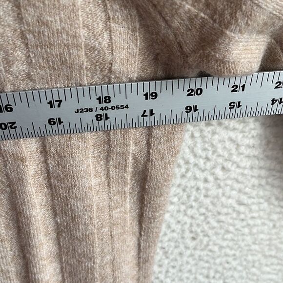 J Crew Size Small Ribbed‎ mockneck sweater in Supersoft yarn Womens Camel - Picture 6 of 8